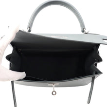 将图像加载到图库查看器中，HERMES Kelly Sellier Vert Amand Epsom Size 28
