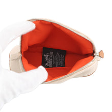 Load image into Gallery viewer, HERMES Bolide Pouch Natural Canvas Leather Size Mini mini
