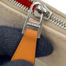 Load image into Gallery viewer, HERMES Bolide Pouch Natural Canvas Leather Size Mini mini
