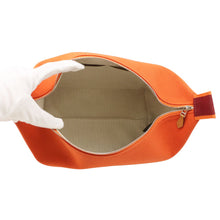 Load image into Gallery viewer, HERMES Brid a Black Orange/Bordeaux Canvas Size GM
