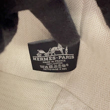 将图像加载到图库查看器中，HERMES Brid a Black Orange/Bordeaux Canvas Size GM
