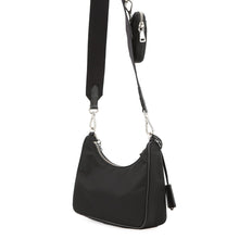 Load image into Gallery viewer, PRADA Re-Edition 2005 Re-Nylon Shoulder Bag Black1BH204 Nylon Leather
