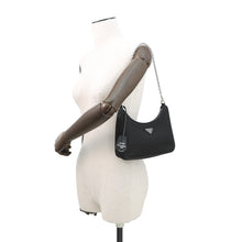 Load image into Gallery viewer, PRADA Re-Edition 2005 Re-Nylon Shoulder Bag Black1BH204 Nylon Leather

