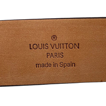 将图像加载到图库查看器中，LOUIS VUITTON Belt Carre Size 85 BrownM6800V Monogram
