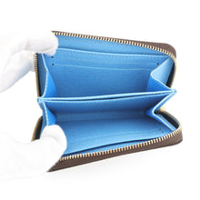 将图像加载到图库查看器中，LOUIS VUITTON Zippy Coin Purse BlueM80865 Monogram/Vivienne
