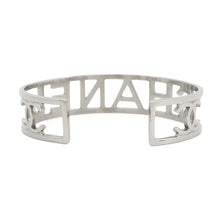Load image into Gallery viewer, CHANEL Logo Watermark Bangle Metal
