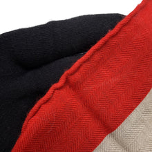 Load image into Gallery viewer, HERMES Giant Square En Attendant Ulysse Size 140 Natural/Orange/Blanc Cashmere70% Silk30%
