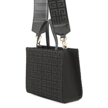 Load image into Gallery viewer, Givenchy G Tote 2WAY Handbag BlackBB50N0B1ME Canvas Leather Size Mini

