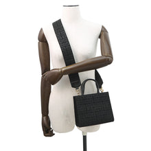 Load image into Gallery viewer, Givenchy G Tote 2WAY Handbag BlackBB50N0B1ME Canvas Leather Size Mini
