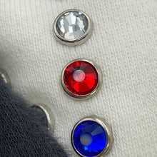 Load image into Gallery viewer, CELINE CELINE logo hoodie in Rhinestone Size S White2Y89B670Q Cotton100% Rhinestone
