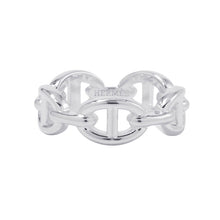 将图像加载到图库查看器中，HERMES Chaine d&#39;Ancre Anchene Ring Size PM/55/#15 SV925

