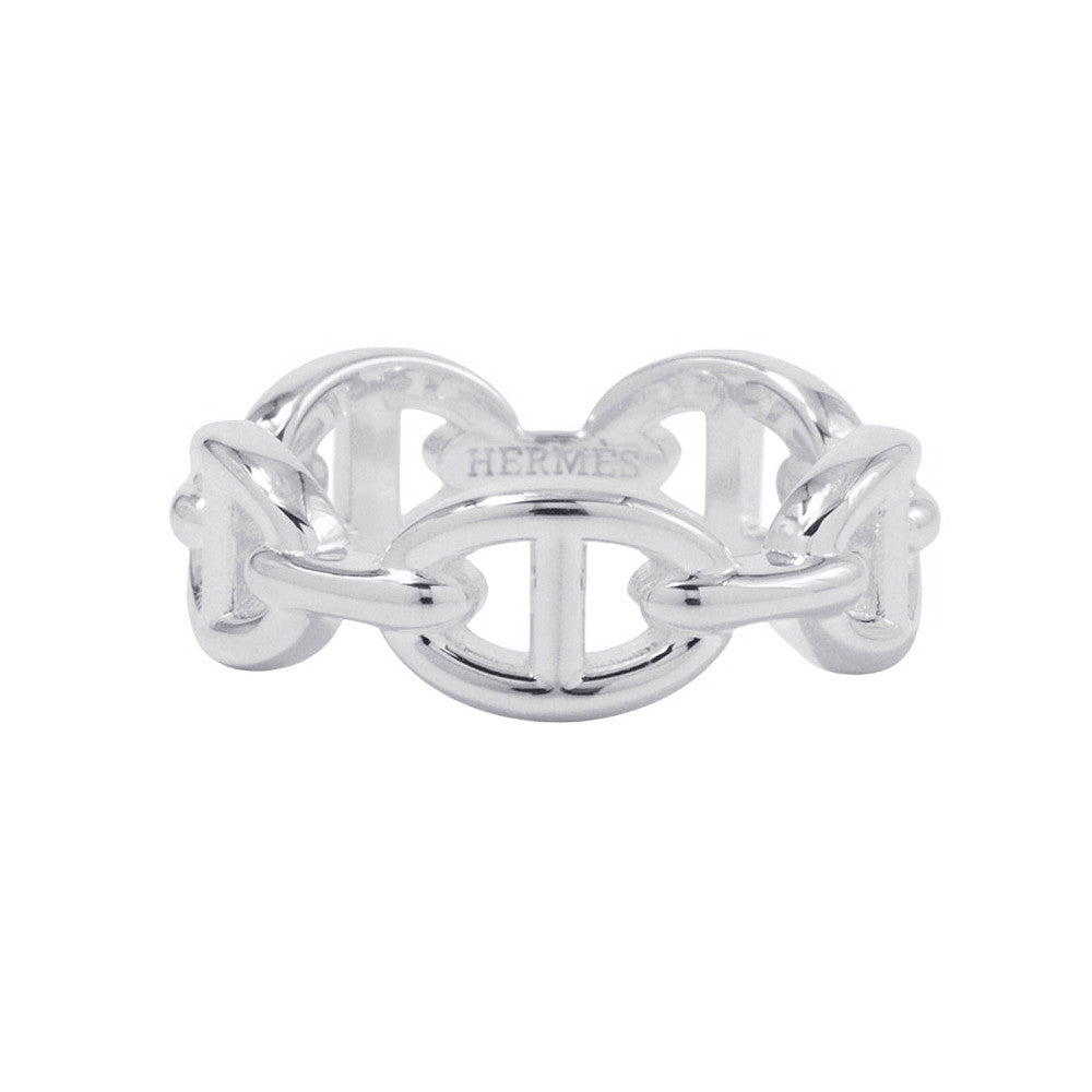 HERMES Chaine d'Ancre Anchene Ring Size PM/55/#15 SV925