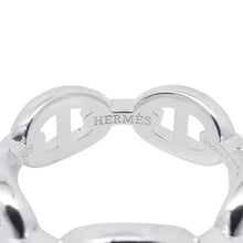 将图像加载到图库查看器中，HERMES Chaine d&#39;Ancre Anchene Ring Size PM/55/#15 SV925
