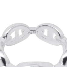 将图像加载到图库查看器中，HERMES Chaine d&#39;Ancre Anchene Ring Size PM/55/#15 SV925
