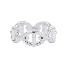 将图像加载到图库查看器中，HERMES Chaine d'Ancre Anchene Ring Size PM/51/#11 SV925
