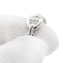 将图像加载到图库查看器中，HERMES Chaine d&#39;Ancre Anchene Ring Size PM/51/#11 SV925
