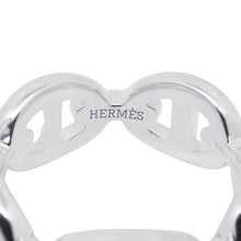 将图像加载到图库查看器中，HERMES Chaine d&#39;Ancre Anchene Ring Size PM/51/#11 SV925
