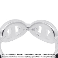 将图像加载到图库查看器中，HERMES Chaine d&#39;Ancre Anchene Ring Size PM/51/#11 SV925
