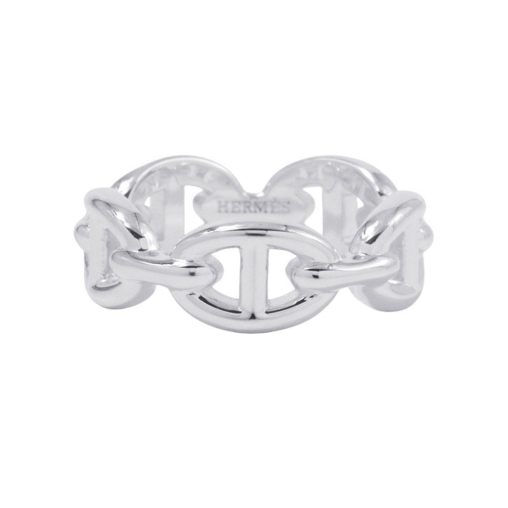 HERMES Chaine d'Ancre Anchene Ring Size PM/53/#13 SV925
