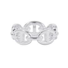 将图像加载到图库查看器中，HERMES Chaine d&#39;Ancre Anchene Ring Size PM/51/#11 SV925
