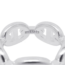 将图像加载到图库查看器中，HERMES Chaine d&#39;Ancre Anchene Ring Size PM/51/#11 SV925
