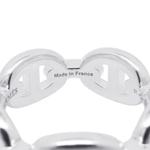 将图像加载到图库查看器中，HERMES Chaine d&#39;Ancre Anchene Ring Size PM/51/#11 SV925
