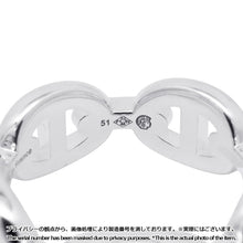 将图像加载到图库查看器中，HERMES Chaine d&#39;Ancre Anchene Ring Size PM/51/#11 SV925
