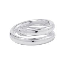 将图像加载到图库查看器中，HERMES Caba Cityslide clutchertige Ring Size 48/#8 SV925
