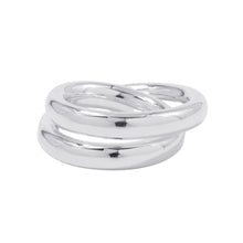 将图像加载到图库查看器中，HERMES Caba Cityslide clutchertige Ring Size 48/#8 SV925
