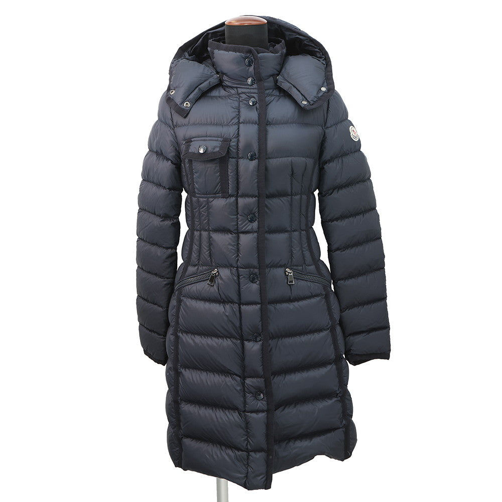 MONCLER HERMINE Hermine Down Coat Size 00 NavyE20934930005 Nylon100%
