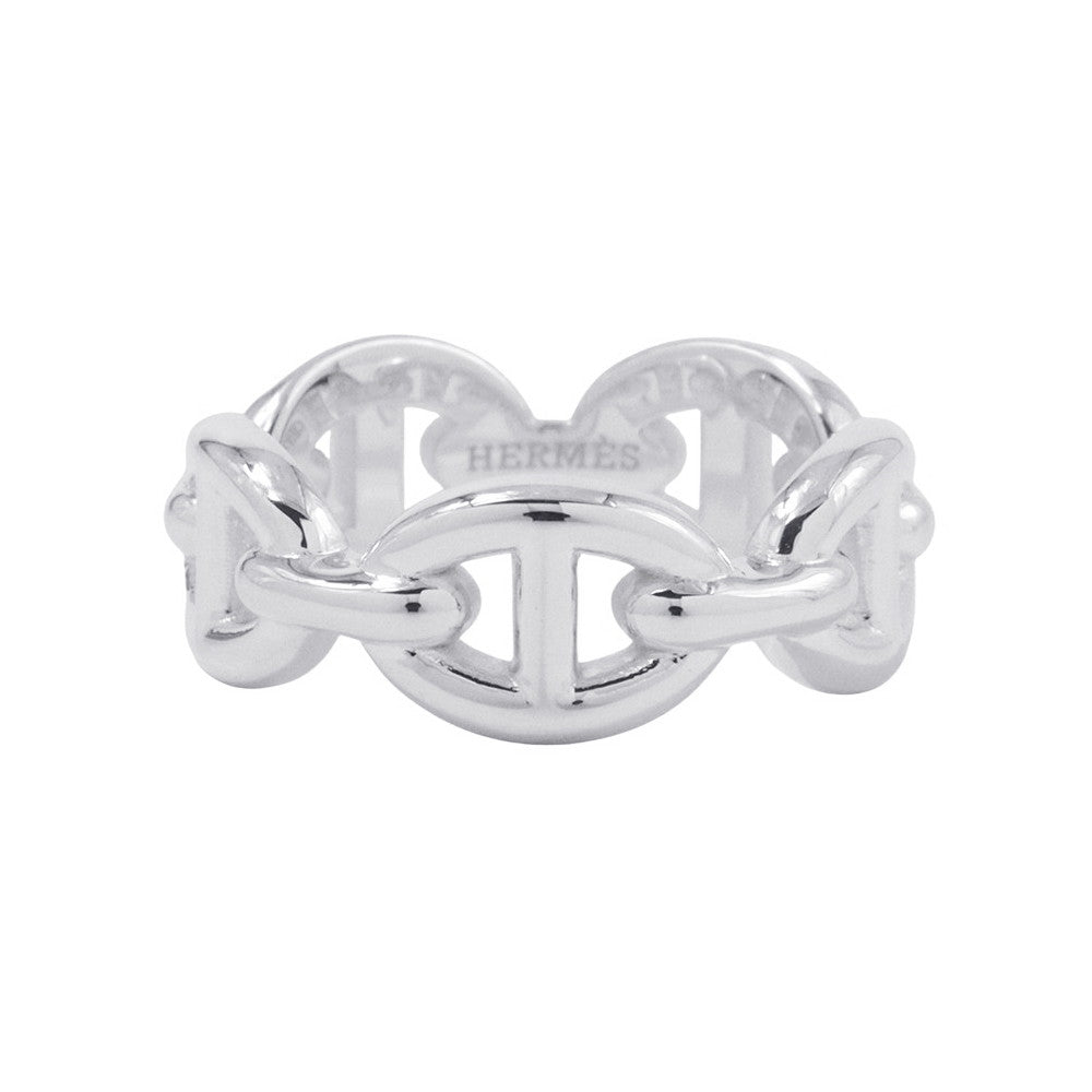 HERMES Chaine d'Ancre Anchene Ring Size PM/53/#13 SV925
