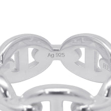 将图像加载到图库查看器中，HERMES Chaine d&#39;Ancre Anchene Ring Size PM/53/#13 SV925
