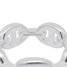 将图像加载到图库查看器中，HERMES Chaine d&#39;Ancre Anchene Ring Size PM/51/#11 SV925
