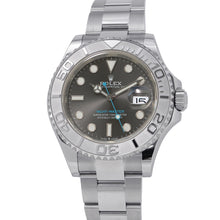 将图像加载到图库查看器中，ROLEX Yacht-Master W40mm Stainless Steel PT950 Slate Dial126622
