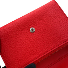 将图像加载到图库查看器中，LOUIS VUITTON LVxYK Portefeuille Capucine Compact Maxi Yayoi Kusama Collaboration RougeM82113 Taurillon Leather
