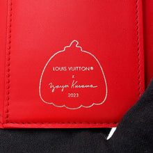 将图像加载到图库查看器中，LOUIS VUITTON LVxYK Portefeuille Capucine Compact Maxi Yayoi Kusama Collaboration RougeM82113 Taurillon Leather
