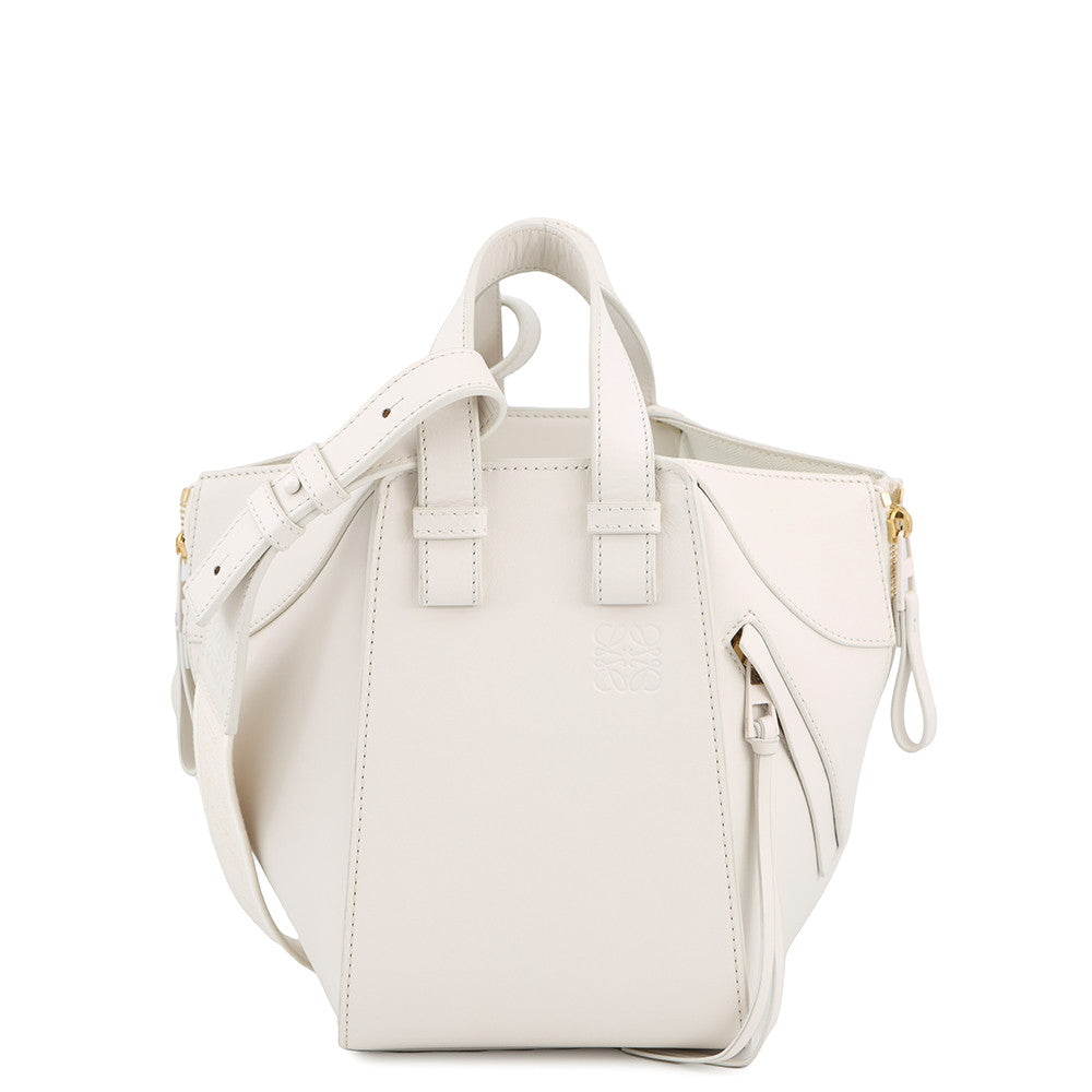 LOEWE hammock compact White GlazeA538H13X07 Satin Calf Leather