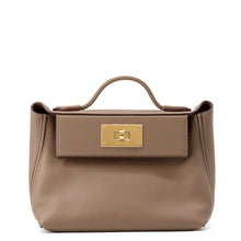 Load image into Gallery viewer, HERMES 24/24 Sac Van Quatre Etoupe Swift Leather Evercolor Size Mini

