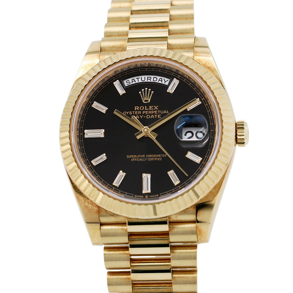 ROLEX Day-Date40 W40mm 18K Yellow Gold Black Dial228238A