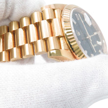 将图像加载到图库查看器中，ROLEX Day-Date40 W40mm 18K Yellow Gold Black Dial228238A
