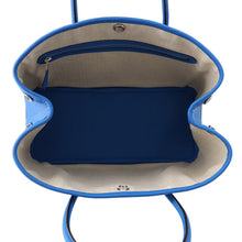 将图像加载到图库查看器中，HERMES Garden Party Blue Hydra Negonda Leather Size TPM
