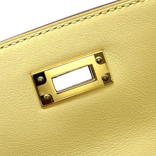 将图像加载到图库查看器中，HERMES Kelly Retourne sewing Jaune Poussin Swift Leather Size 25

