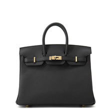 将图像加载到图库查看器中，HERMES Birkin Black Togo Leather Size 25
