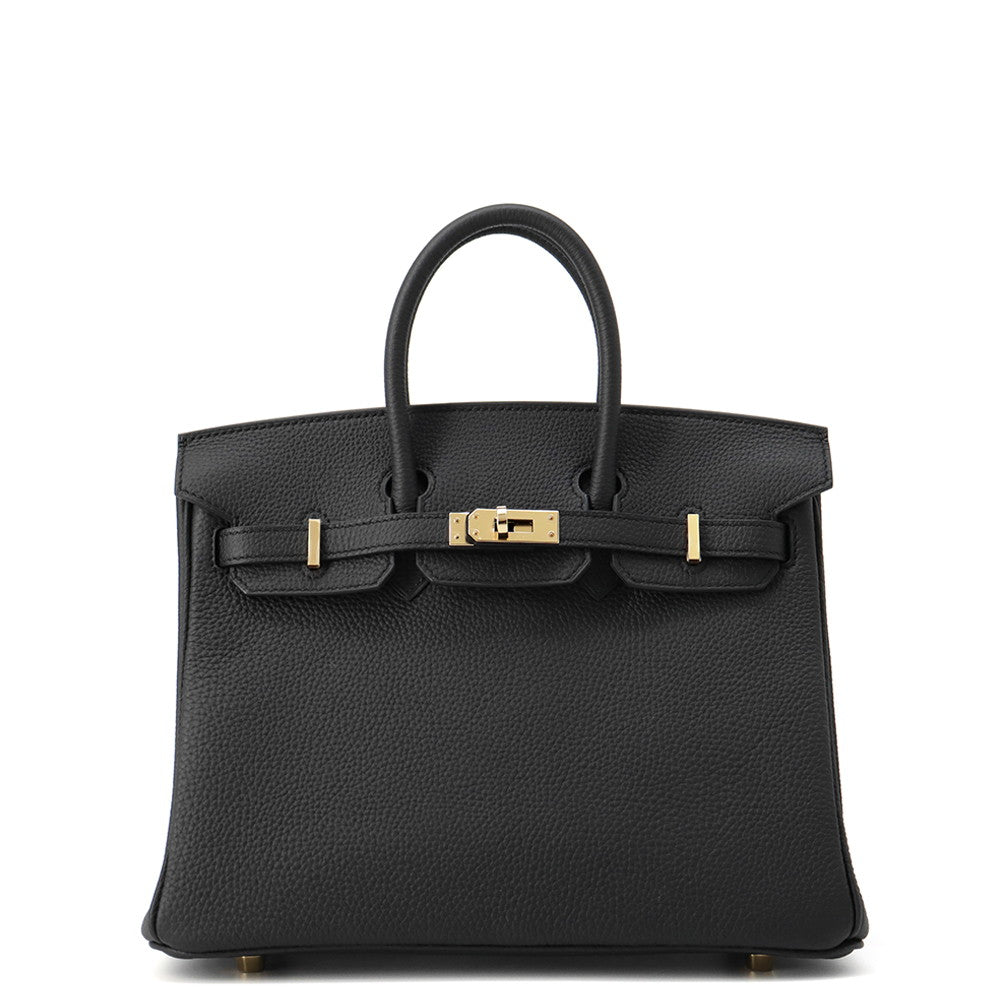 HERMES Birkin Black Togo Leather Size 25