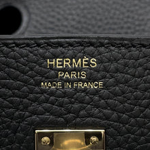 将图像加载到图库查看器中，HERMES Birkin Black Togo Leather Size 25
