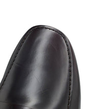 将图像加载到图库查看器中，PRADA Brushed Leather Square Toe Loafers Brown2DE075 Leather Size 5
