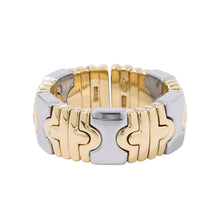 将图像加载到图库查看器中，BVLGARI Parentesi Ring Size No. 14 K18YG Stainless Steel
