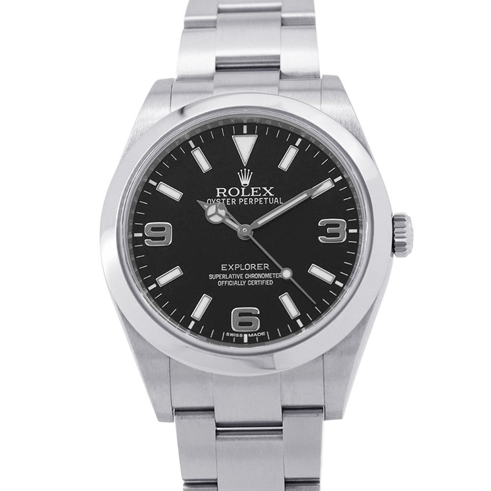ROLEX ExplorerⅠ W39mm Stainless Steel Black Dial214270