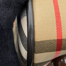 Load image into Gallery viewer, BURBERRY Burberry Nova Check Travel Bag Beige/Brown Canvas Leather
