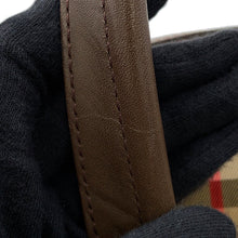 Load image into Gallery viewer, BURBERRY Burberry Nova Check Travel Bag Beige/Brown Canvas Leather
